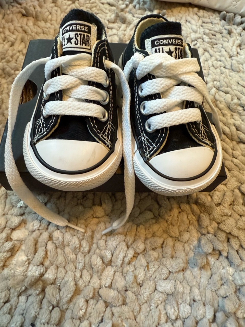 Converse Kids' Chuck Taylor All Star Low Top Sneakers - Black/White